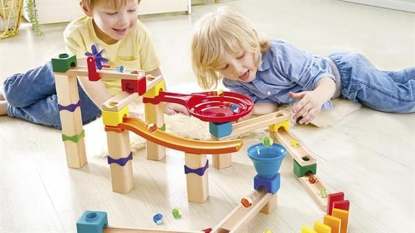 Конструктор-лабиринт Hape Marble Run Гоночная трасса 81 эл. (E1101) dt_14981 фото