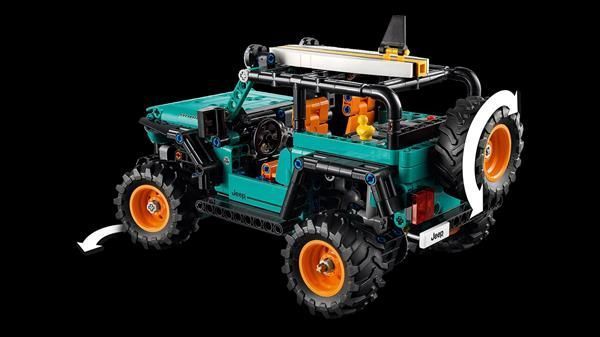 Конструктор LEGO&reg; Technic Позашляховик Jeep&reg; Wrangler Rubicon 723 деталі (42227) dt_186728 фото