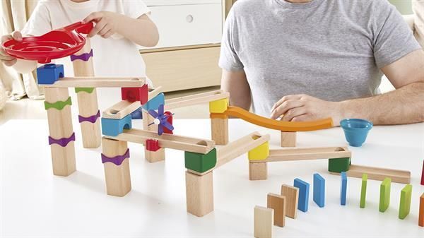 Конструктор-лабиринт Hape Marble Run Гоночная трасса 81 эл. (E1101) dt_14981 фото