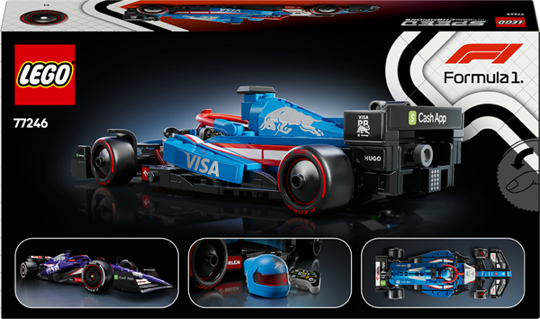 Конструктор LEGO Speed Champions Автомобіль для перегонів F1 Visa Cash RB VCARB 01, 248 деталей (77246)