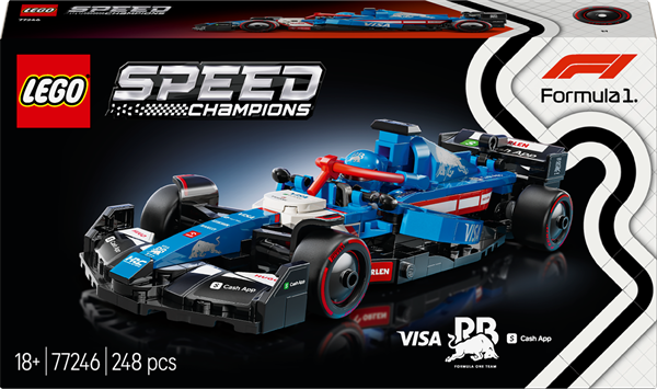 Конструктор LEGO Speed Champions Автомобіль для перегонів F1 Visa Cash RB VCARB 01, 248 деталей (77246)