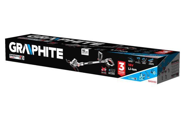 Аккумуляторный триммер GRAPHITE 58G030, 18V Li-Ion, ширина реза 254 мм, без АКБ и ЗУ 58G030 фото