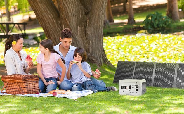 Портативна зарядна станція Poweronetek PSK600 PSK600 фото