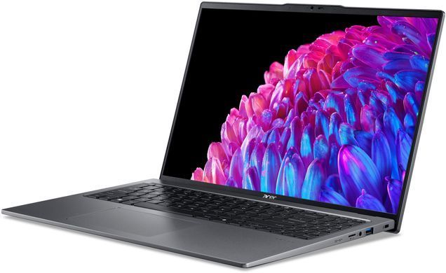 Acer Ноутбук Swift Go 16 SFG16-72 16" 3.2K OLED, Intel U5-125H, 16GB, F512GB, UMA, Lin, серый NX.KY9EU.001 фото