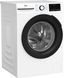 Beko Пральна машина фронтальна, 8кг, 1400, A+++, 55см, дисплей, інвертор, пара, білий (383368) BM3WFSU48435WB