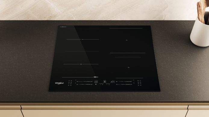 Whirlpool Варильна поверхня індукційна, 60см, розширена зона, чорний (371977) WFS5060CPBF фото