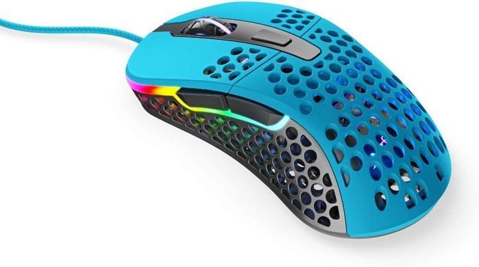 Cherry Xtrfy Миша ігрова M4 RGB USB Miami Blue (321587) XG-M4-RGB-BLUE фото