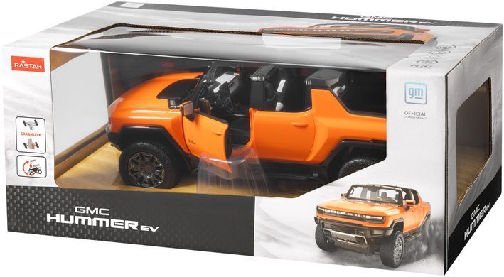 Машинка Rastar Hummer EV 1:16 Помаранчевий