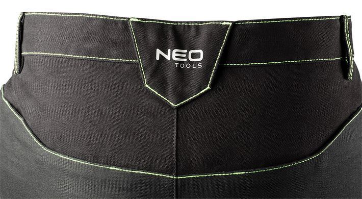 Рабочие брюки NEO TOOLS 81-234, хлопковые, усиления Cordura, вентиляция, светоотражатели 3M, сертификация CE XL