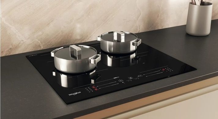 Whirlpool Варильна поверхня індукційна, 60см, розширена зона, чорний (371977) WFS5060CPBF фото