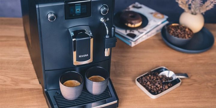 Кофемашина Nivona CafeRomatica, 2,2л, зерно+молотая, ручной капуч, авторецептов -5, черный (364153) NICR550 фото