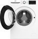 Beko Пральна машина фронтальна, 8кг, 1400, A+++, 55см, дисплей, інвертор, пара, білий (383368) BM3WFSU48435WB