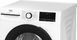 Beko Пральна машина фронтальна, 8кг, 1400, A+++, 55см, дисплей, інвертор, пара, білий (383368) BM3WFSU48435WB