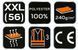 Рабочая кофта Neo Tools 81-745 сигнальная с флисом и капюшоном, видимость днем ​​и ночью XXL