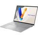 ASUS Ноутбук Vivobook S 16 M5606UA-MX025 16" 3.2K OLED, AMD R9-8945HS, 32GB, F1TB, UMA, NoOS, Сріблястий (382087) 90NB1483-M00110