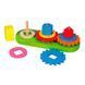 Дерев'яна пірамідка Viga Toys Шестерінки (59611) dt_845