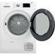 Whirlpool Сушильна машина тепловий насос, 9кг, A++, 65см, дисплей, люк чорний, білий (379108) FFTM229X2BUA