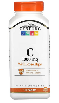 C 1000 mg With Rose Hips - 110 tabs