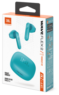 Навушники JBL WAVE FLEX 2 Blue (JBLWFLEX2BLU) (7065574) JBLWFLEX2BLU фото