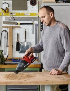 Einhell Пилосос професійний акумуляторний TE-VC 18 Li-Solo, PXC 18В, 42мБар, контейнер 0.54л, 0.22кг, без АКБ та ЗП (310752) 2347120 фото