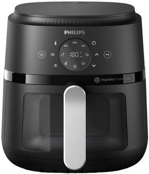 Philips Мультипіч Ovi digital, 1500Вт, чаша-4.2л, сенсорне керування, 13 авто. програм, віконце, пластик, чорний (378740) NA221/00 фото