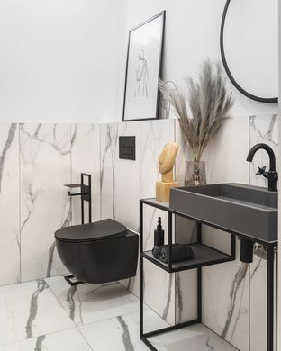 Інсталяційна система Deante Peonia 6 в 1, чорна (365924)