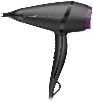 Remington Фен Supercare PRO 2100 AC motor, 2100Вт, 3 режими, іоніз-я, хол. обдув, чорний (342036) AC7100 фото