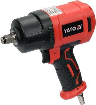 Гайковерт ударный пневматический YATO: квадрат 1/2", F=1560 Nm, потреб. воздух- 184 л/мин YT-09545 фото