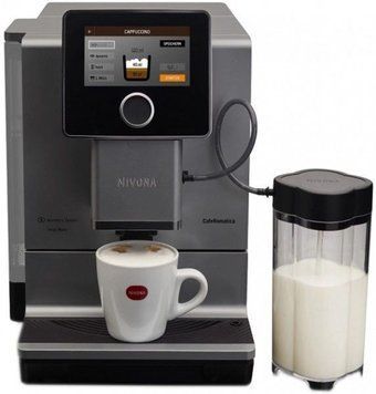 Nivona Кавомашина CafeRomatica, 2,2л, зерно+мелена, автомат.капуч, авторецептів -18, чорно-срібний (364157) NICR970 фото