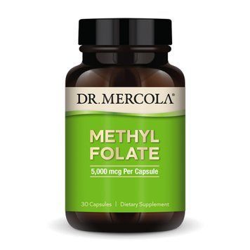 Метилфолат Dr. Mercola Methyl Folate 1000 мкг 30 капсул