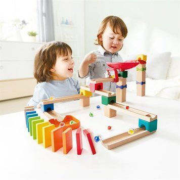 Конструктор-лабиринт Hape Marble Run Множество дорожек 50 эл. (E1102) dt_14982 фото