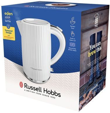 Электрочайник Russell Hobbs Eden 27360-70 White (7054170) 25209016001 фото
