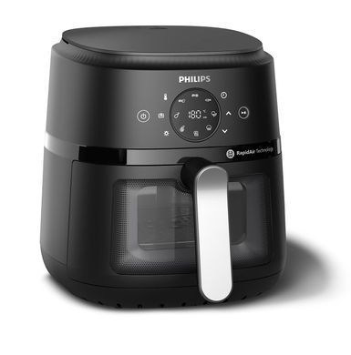 Мультипечь Philips Ovi digital, 1500Вт, чаша-4.2л, сенсорное управление, 13 авто. программ, окошко, пластик, черный (378740) NA221/00 фото