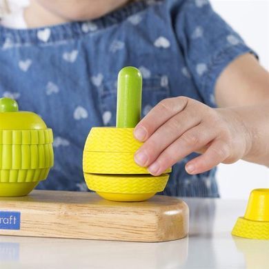 Пирамидка Guidecraft Manipulatives Фрукты (G6732) dt_2180 фото