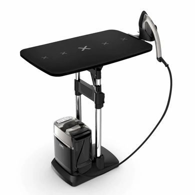 Прасувальна система Tefal IXEO Power, 2170Вт, 1100мл, паровий удар -350гр, постійна пара - 100гр, з дошкою для прасування, нерж. сталь, чорно-сірий (392677) QT2028F0 фото