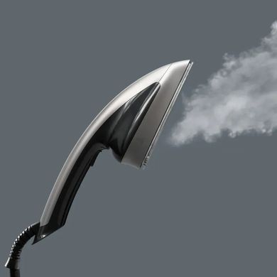 Прасувальна система Tefal IXEO Power, 2170Вт, 1100мл, паровий удар -350гр, постійна пара - 100гр, з дошкою для прасування, нерж. сталь, чорно-сірий (392677) QT2028F0 фото