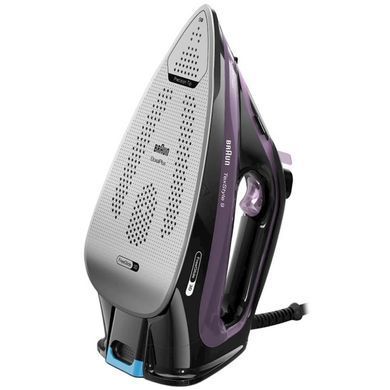 Braun Утюг TexStyle 9, 3100Вт, 330мл, паровой удар -250гр, нерж. сталь, фиолетовый SI9661VI фото