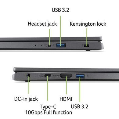 Acer Ноутбук Extensa EX215-23 15.6" FHD IPS, AMD R3-7320U, 8GB, F512GB, UMA, Lin, сірий (382406) NX.EH3EU.017 фото