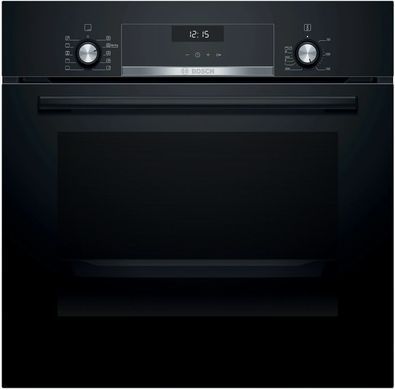 Bosch Духовой шкаф электрический, 66л, A, дисплей, конвекция, телескопические направляющие, черный HBJ558YB3Q фото