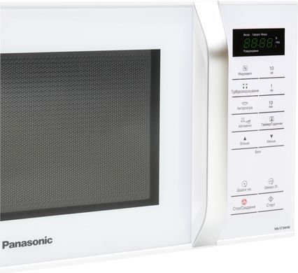 Микроволновая печь Panasonic, 25л, 800Вт, дисплей, открю ручкой, белый (391016) NN-ST34NWZUE фото