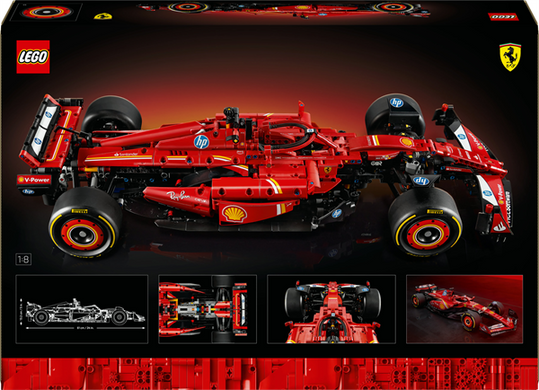 Конструктор LEGO Technic Автомобіль F1 Ferrari SF-24 1361 деталь (42207)