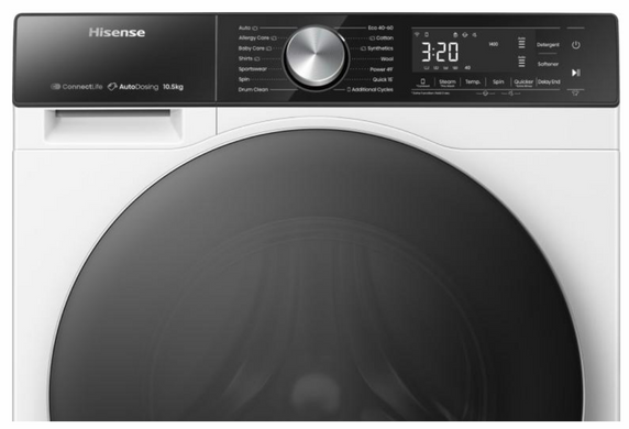 Стиральная машина автомат Hisense WF5S1045BW/UA (6871340) 20012339 фото