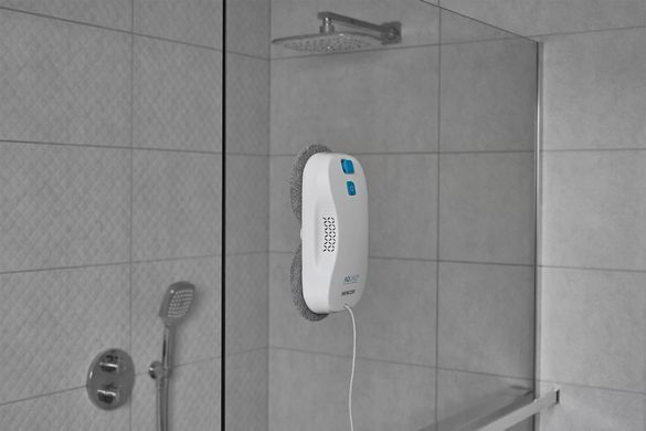 Робот-пилосос для вікон Sencor, 3000Па, вода -0.06л, вологе прибирання, від мережі, білий (377712) SRW6010WH фото