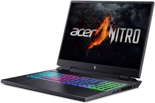 Acer Ноутбук Nitro 16 AN16-42 16" WQXGA IPS, AMD R9-8945HS, 32GB, F1TB, NVD4070-8, Lin, черный NH.QSLEU.001 фото