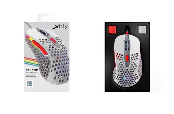 Cherry Xtrfy Мышь игровая M4 RGB USB Retro XG-M4-RGB-RETRO фото