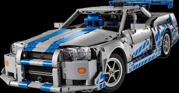 Конструктор LEGO Technic Подвійний форсаж Автомобіль Nissan Skyline GT-R (R34) 1410 деталей (42210)