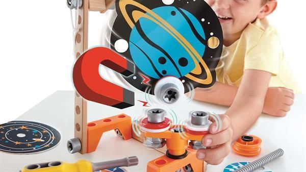 Конструктор Hape Junior Inventor Магнітна лабораторія 34 деталі (E3033) dt_12257 фото