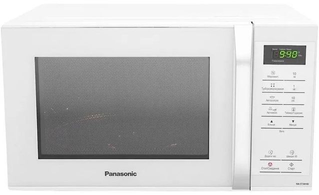 Микроволновая печь Panasonic, 25л, 800Вт, дисплей, открю ручкой, белый (391016) NN-ST34NWZUE фото