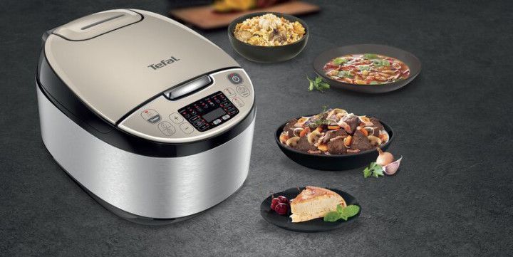 Мультиварка Tefal Essential, 750Вт, чаша-5л, электронное управл., пластик, серый RK321A34 фото