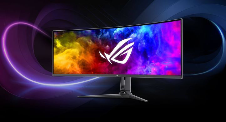 ASUS Монитор 49" ROG Swift PG49WCD HDMI, DP, USB-C, 4xUSB, MM, OLED, 5120x1440, 32:9, 144Hz 90LM09C0-B01970 фото